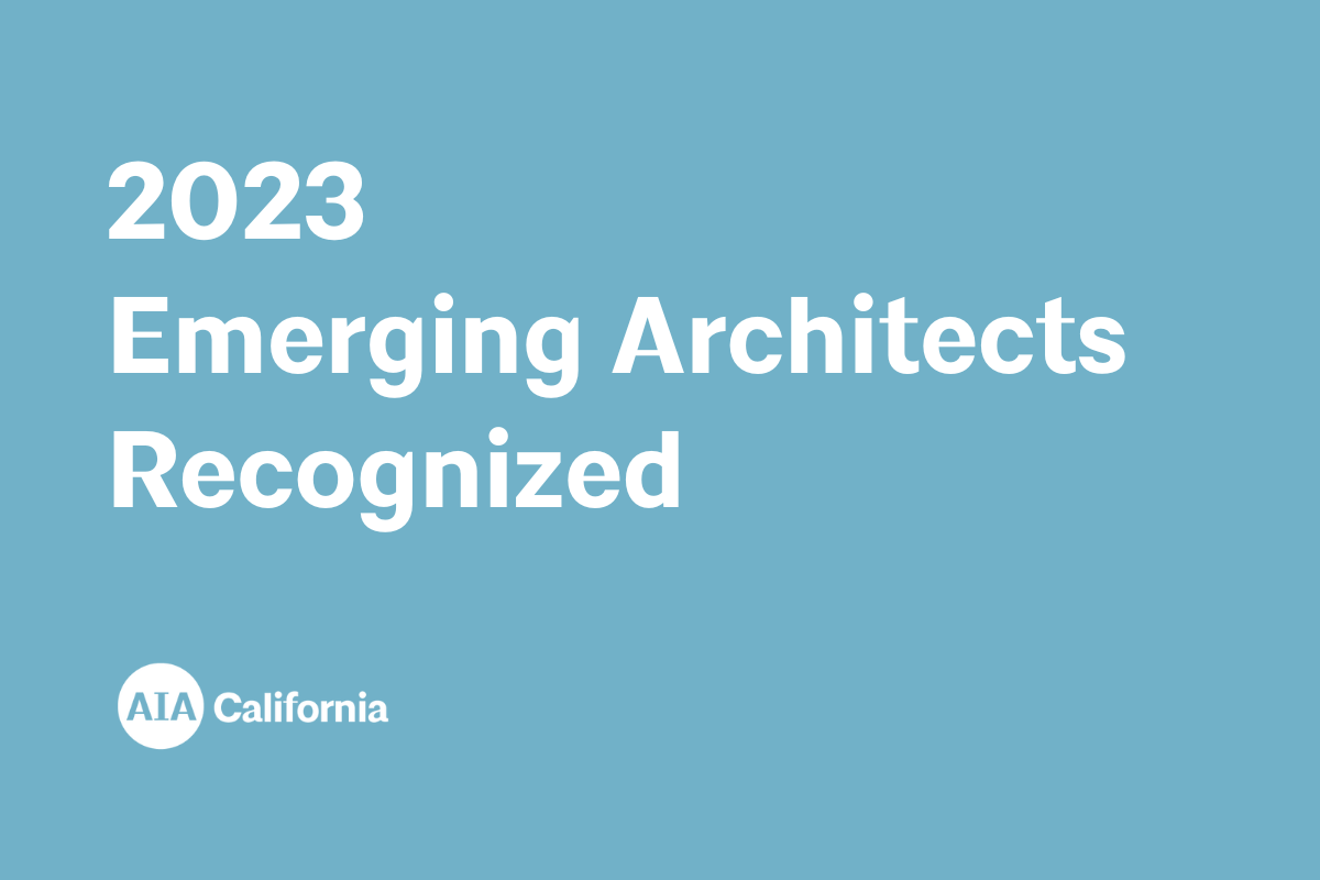 Emerging Architects Recognized 1200