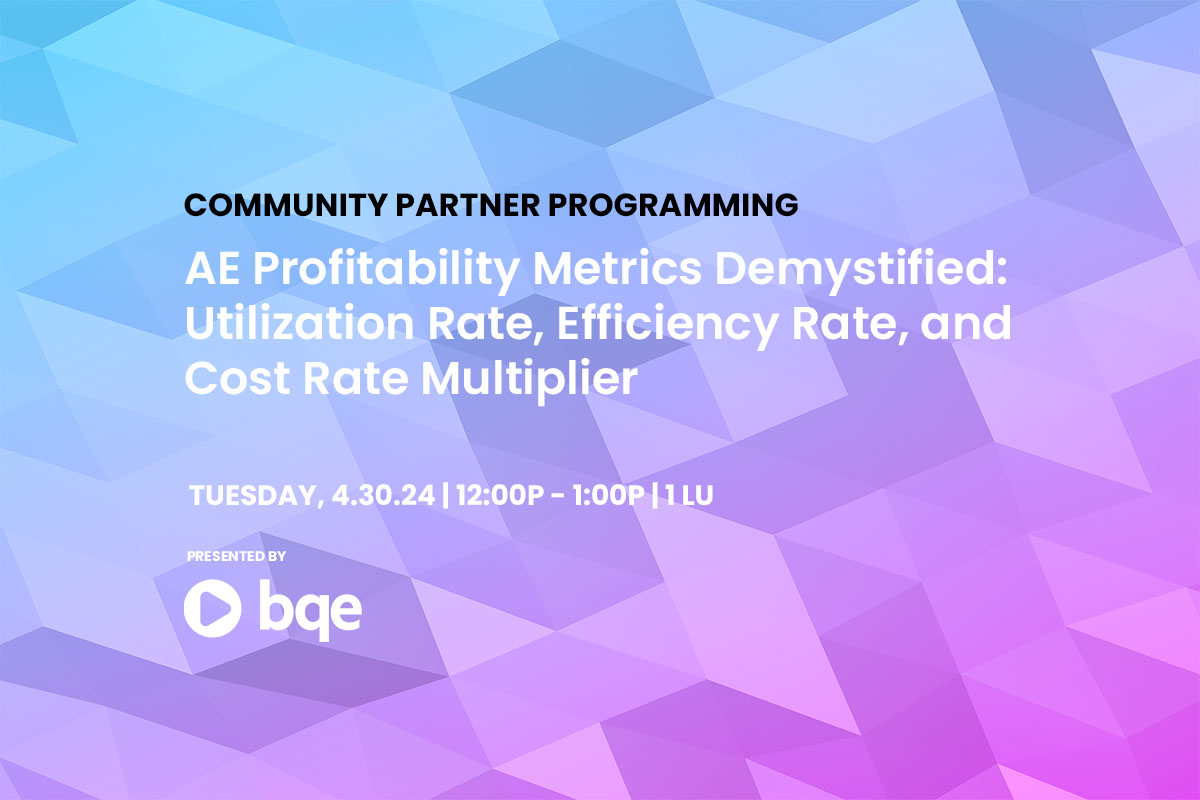Community Partner Webinar -AE Profitability-1200x800