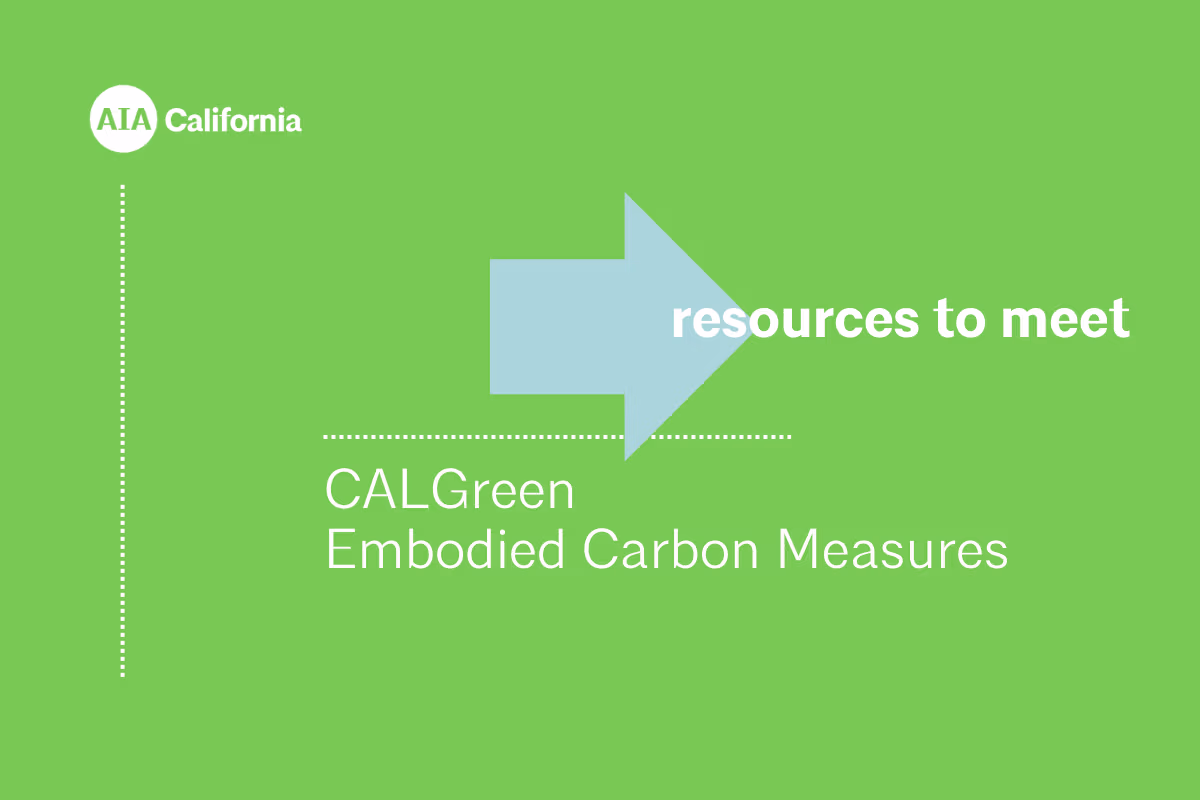CALGreen embodied carbon measures x px