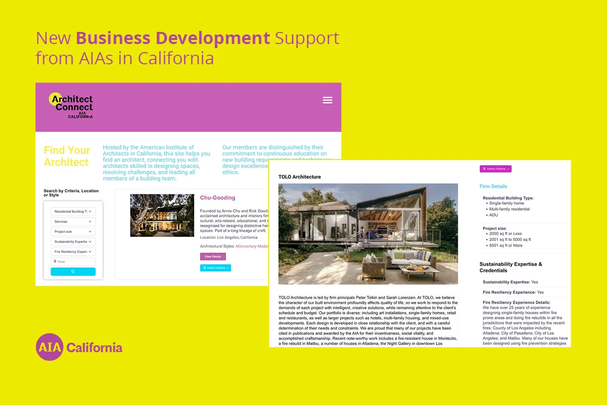 Architect Connect New Business Dev x