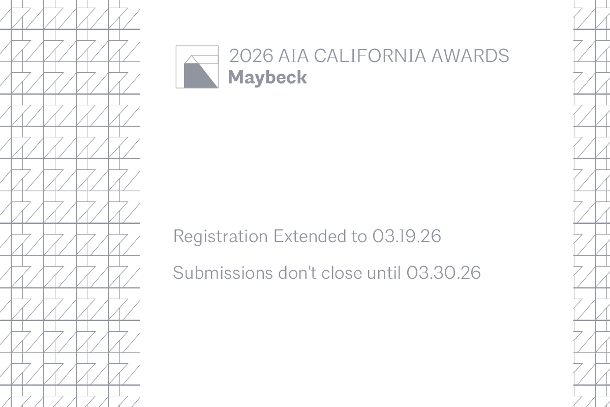 AIACA Awards Maybeck Registration Extended x