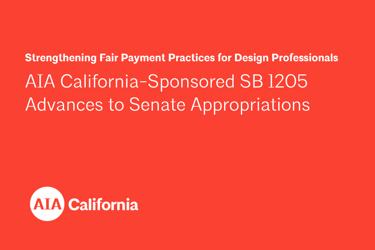 AIA California Sponsored SB Advances x