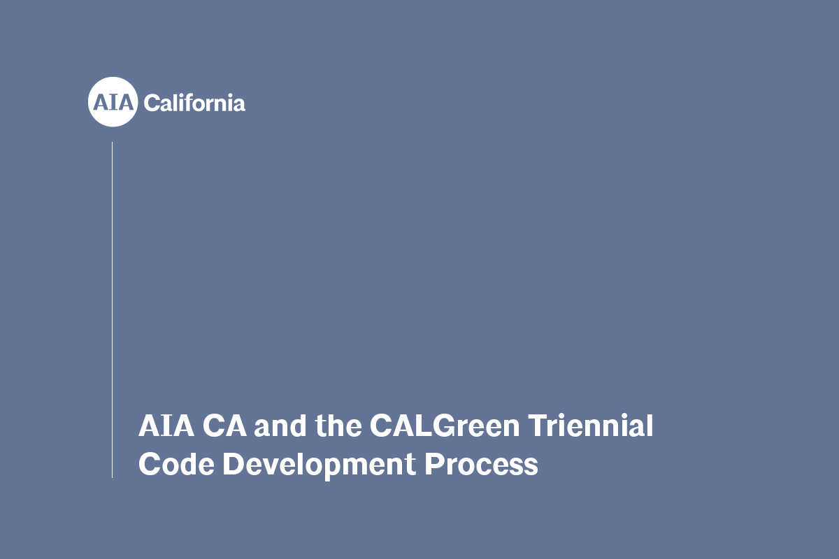 AIACA CalGreen Triennial
