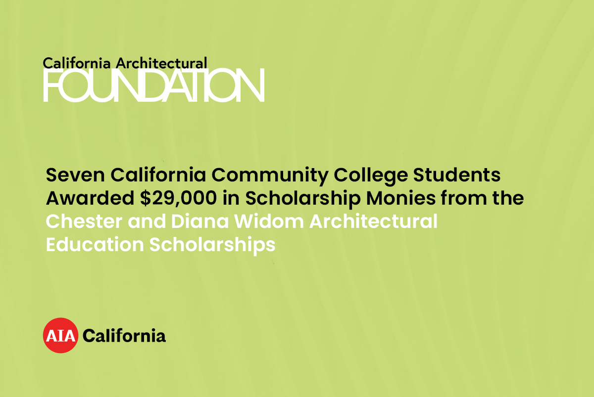 CAF Widom Scholarship announce x