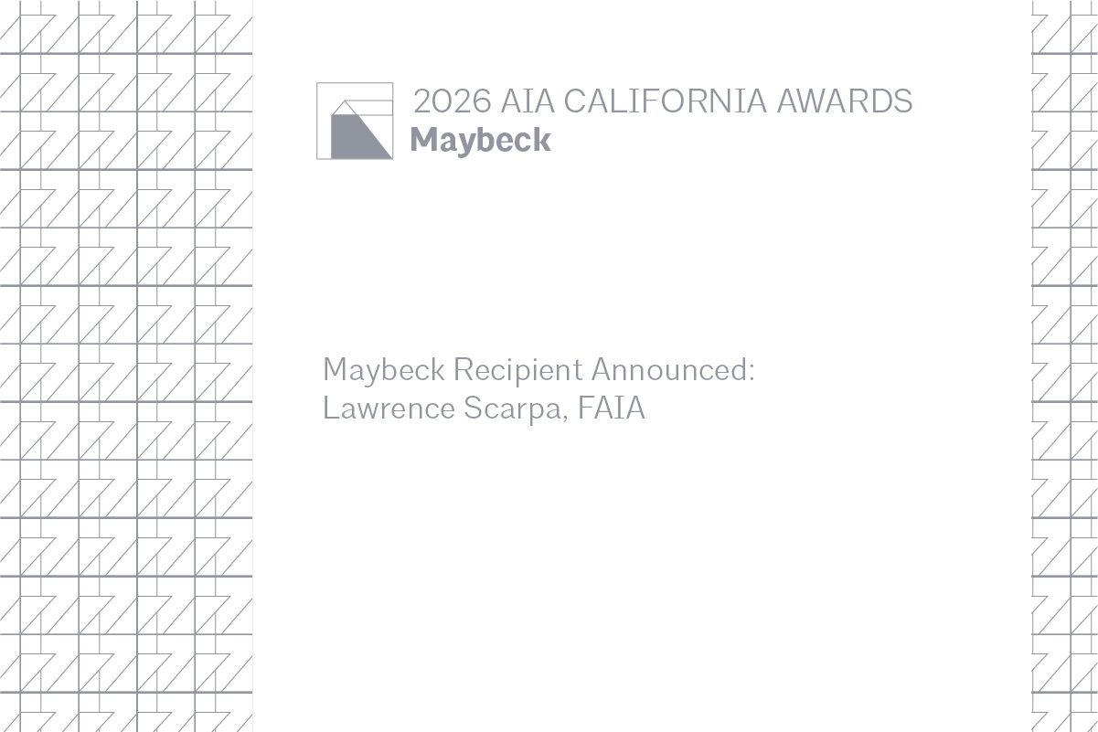 Lawrence Scarpa FAIA Maybeck x static
